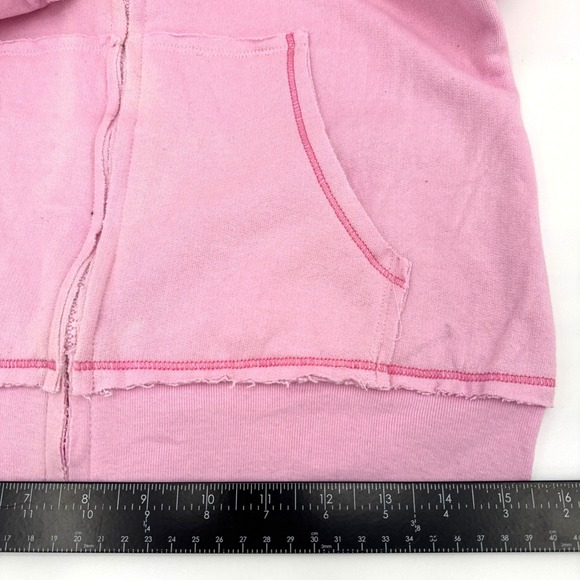 Jane Wayne Gear Navy Military Wives Pink Full Zip Hoodie Sweatshirt Medium NWT - Picture 10 of 14